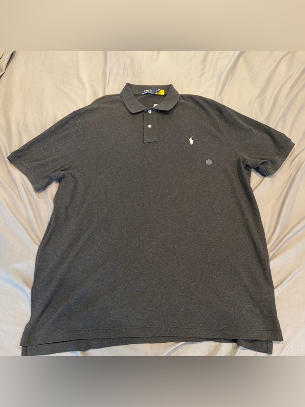 NWT Polo Ralph Lauren Polo Shirt Men's XL Dark Gray Cotton Pony Logo